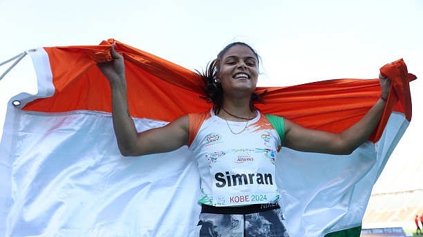 Photo: X | The Khel India : Indian para-athlete Simran Sharma.